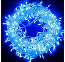 Гірлянда новорічна Xmas 300 лампочок світлодіодна LED гірлянда синя 20 метрів