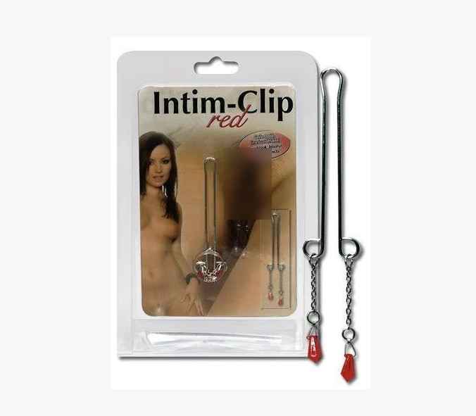 Затискач для клітора — Intimclips rot, фото 1