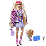 Barbie Extra GYJ77 Лялька Барбі Екстра Блондинка з хвостиками, фото 3