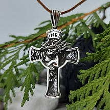 Хрест, Хрестик, з ликом Іісуса Христа, кулон, підвес, амулет., фото 2