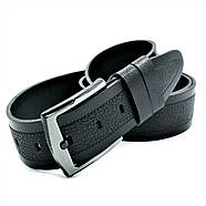 Шкіряний чоловічий ремінь Колір Чорний Weatro mk-45tur-0021, фото 2