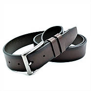 Шкіряний чоловічий ремінь Колір Коричневий Weatro mk-35tur-0010, фото 2