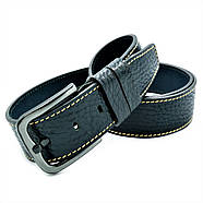 Шкіряний чоловічий ремінь Колір Синій Weatro mk-45tur-0030, фото 2