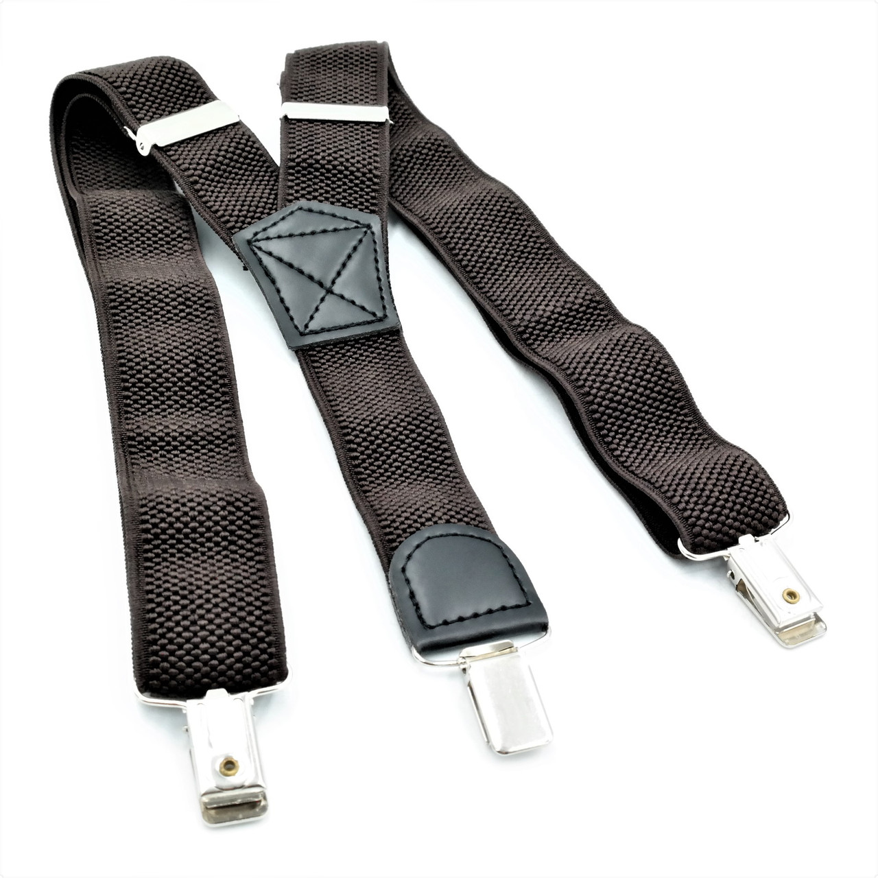 Підтяжки підліткові Темно-коричневі Weatro pdr-pdt-004, фото 1