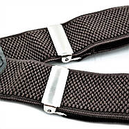 Підтяжки підліткові Темно-коричневі Weatro pdr-pdt-004, фото 4