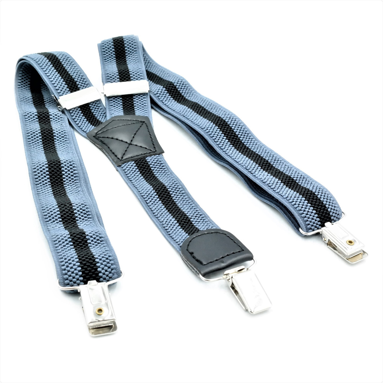 Підтяжки підліткові Сірі з чорним Weatro pdr-pdt-008, фото 1