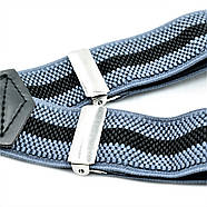 Підтяжки підліткові Сірі з чорним Weatro pdr-pdt-008, фото 4