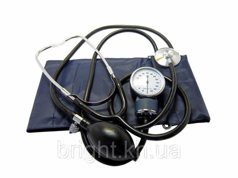 Тонометр механічний зі стетоскопом, фото 1