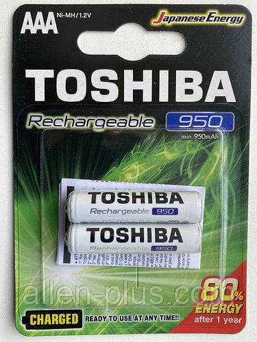 Акумулятори TOSHIBA HR03/AAA 1.2V 950 mAh NI-MH (TNH-03GAE BP-2C)