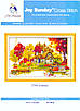 Набір для вишивання за нанесеною на канву схемою  "Autumn". AIDA 14CT printed 56*38 см, фото 3