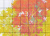 Набір для вишивання за нанесеною на канву схемою  "Autumn". AIDA 14CT printed 56*38 см, фото 7