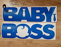 Виниловая наклейка BABY BOSS