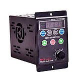 Частотний перетворювач (частотник) 750Вт, 220В, однофазний вхід, трифазний вихід, частоти 1-99Гц, фото 3