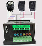 Частотний перетворювач (частотник) 750Вт, 220В, однофазний вхід, трифазний вихід, частоти 1-99Гц, фото 7