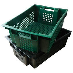 Пилокові пластикові ящики перфоровані для зберігання овочів фруктів м’яса риби 600 400200