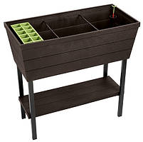 Грядка садова на ніжках зі зрошувальною системою Keter Urban Bloomer 48 л коричнева 17202940