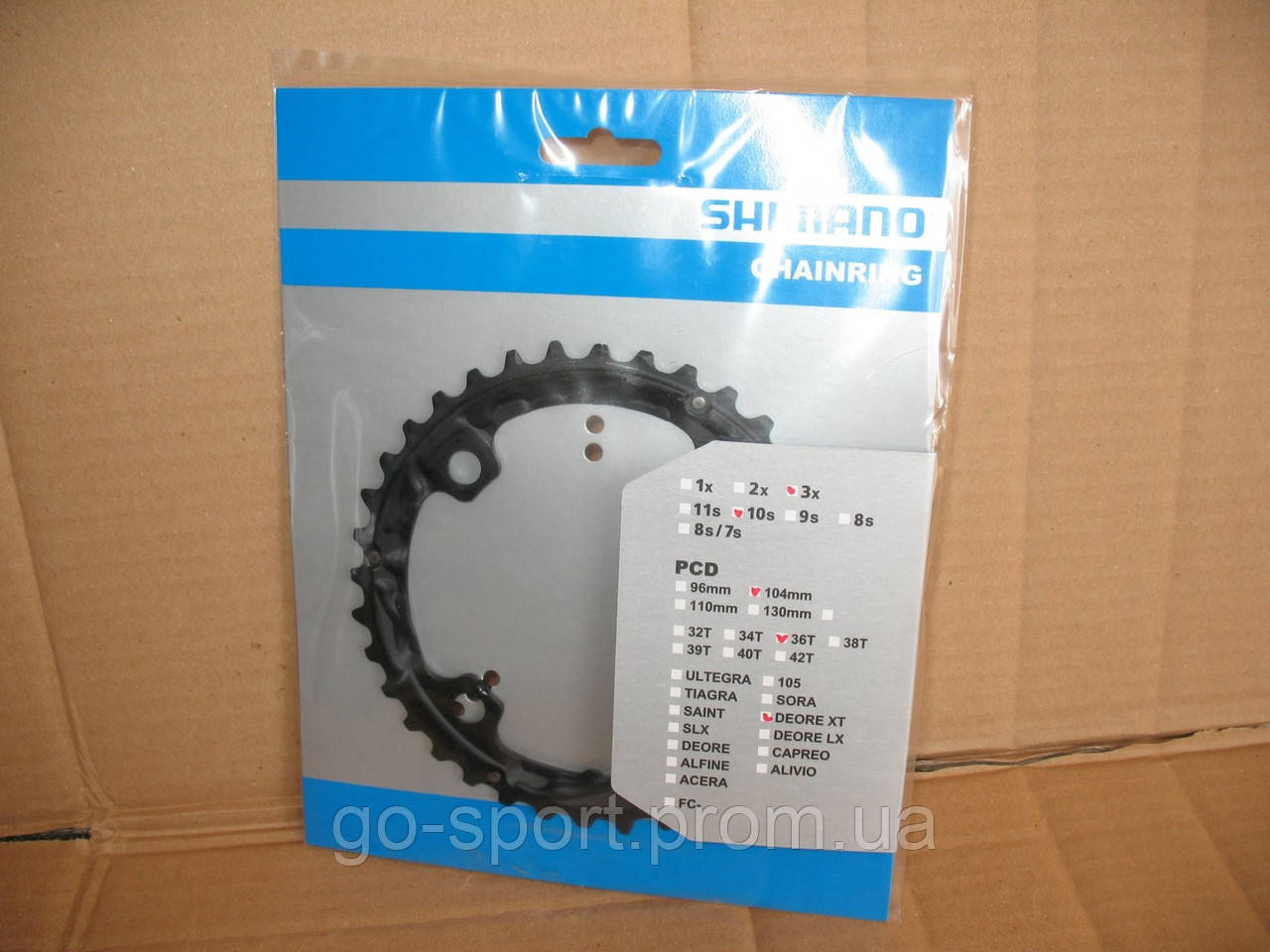 Зірка шатунів Shimano SLX FC-T781 36T