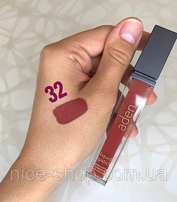 Матова помада Aden No32 New, фото 4