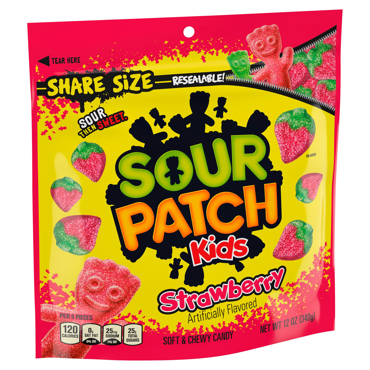 Желейки Sour Patch Kids Strawberry 340g