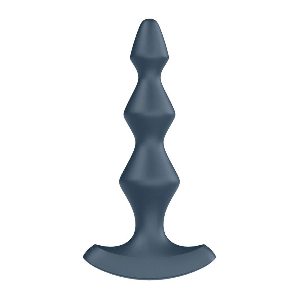 Анальні вібро намисто з двома моторами Satisfyer Lolli-Plug 1 (dark teal), фото 1