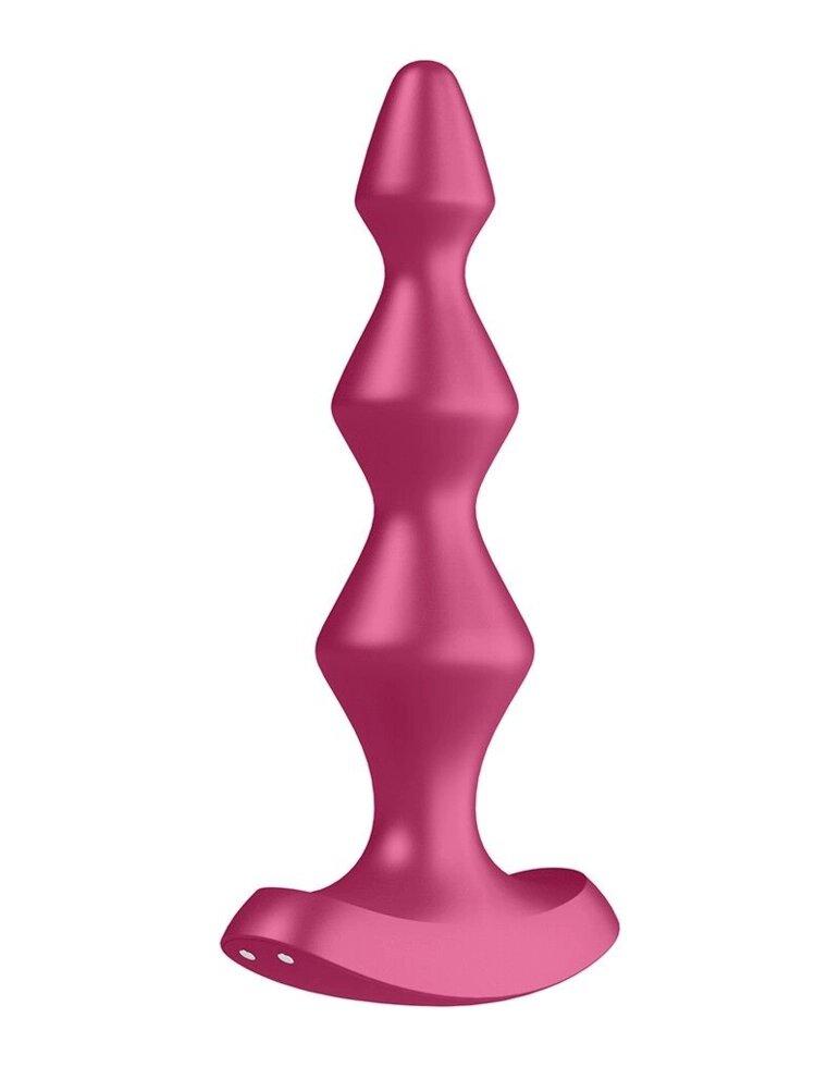 Анальний стимулятор намисто з двома моторами Satisfyer Lolli-Plug 1 (Berry)