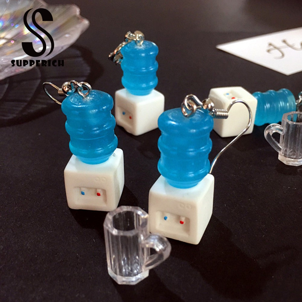 Ручної роботи кумедні креативні Сережки піни Кулер (гачок), фото 1