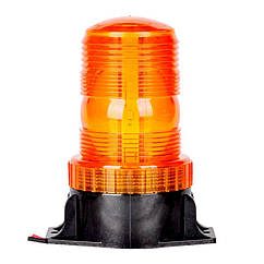 Маячок LED проблисковий 12В/24В, (95мм х 130мм), 12 LED діодів, магніт, штекер прикурювач