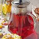 Чайник глек скляний 750 мл Edenberg EB-19022 / Чайник для заварки чаю термоскло, фото 2