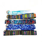 Ремінь для йоги стрічка для розтяжки 180см з принтом Орнамент, фото 6