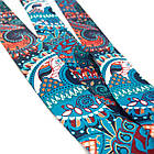 Ремінь для йоги стрічка для розтяжки 180см з принтом Орнамент, фото 2