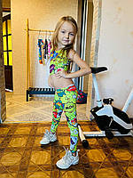 Яркая детская спортивная одежда для гимнастики