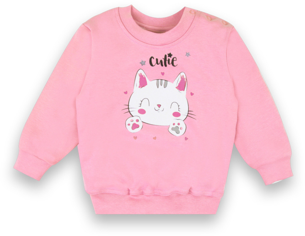 Светр дитячий для дівчинки GABBI DG-21-35-1 Малиновий на зріст 74 (12956)