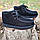 Чоловічі класичні зимові черевики  Замшеві короткі уги Ugg з хутром., фото 3