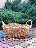 Плетений кошик для дров « Господарська». Арт:Н 029, фото 4