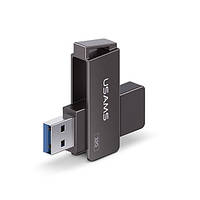 Флешка с поддержкой проткола USB3.0 USAMS US-ZB195 Rotatable High Speed Flash Drive. 32 GB