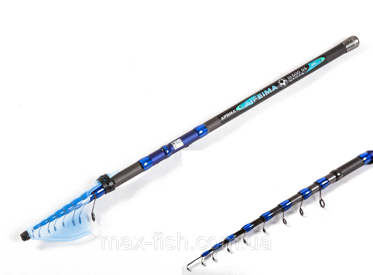 Вудка Feima Tele Float 5.00м, карбон, тест 10-40г, с/к Blue