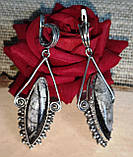 Елегантні сережки "Арабські казки" з ортоцерасом від студії LadyStyle.Biz, фото 5