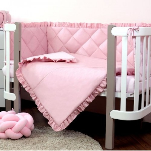 Постільна білизна для дитячого ліжечка Baby Veres Macaroon Raspberry 6 одиниць