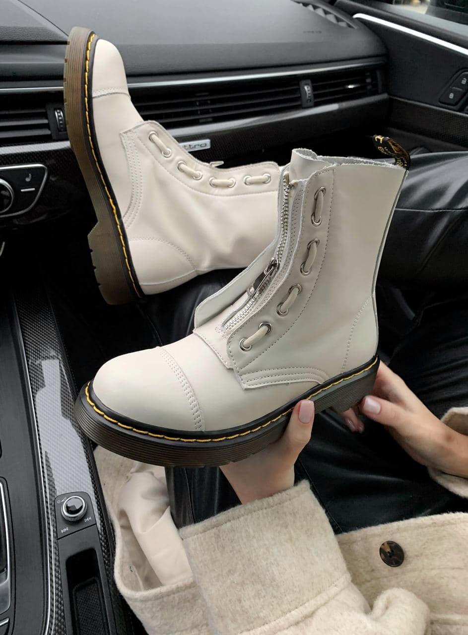 Черевики жіночі кремові демісезонні Dr.Martens Sinclair Ivory Cream (04826)