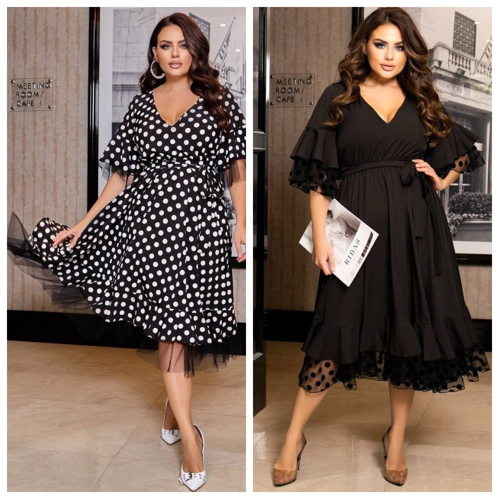 Сукня бебі-дол довжиною міді