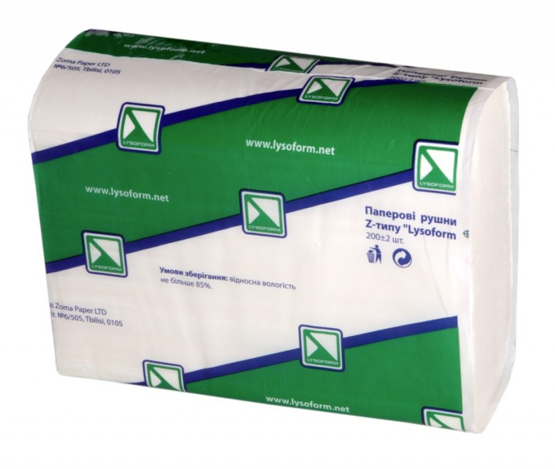 Полотенце бумажное 3-типа 200 полотенец в упаковке - фото 1 - id-p230486156