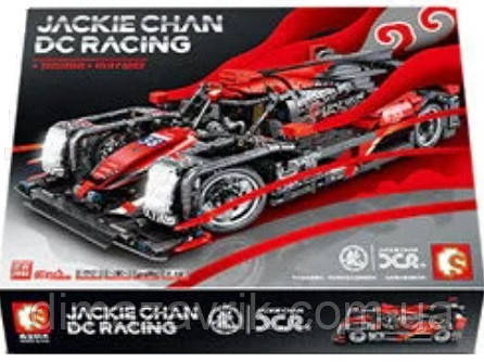 Конструктор Sembo 705980 "Гонічний автомобіль Jackie Chan DC Racing" 1537 деталей