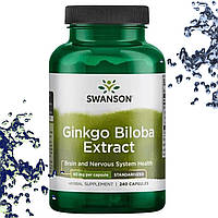 Гинкго Билоба Swanson Ginkgo Biloba Extract 60 мг 240 капсул