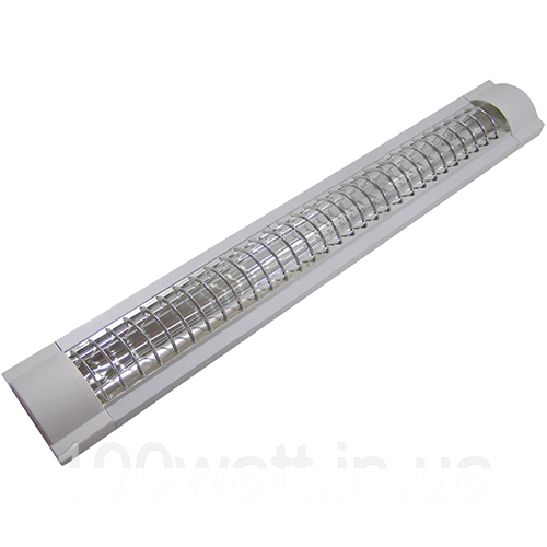 Світильник люмінесцентний (ЛПО) ZCFEMCW/40W 2х36 ЕПРА розсіювач решітка