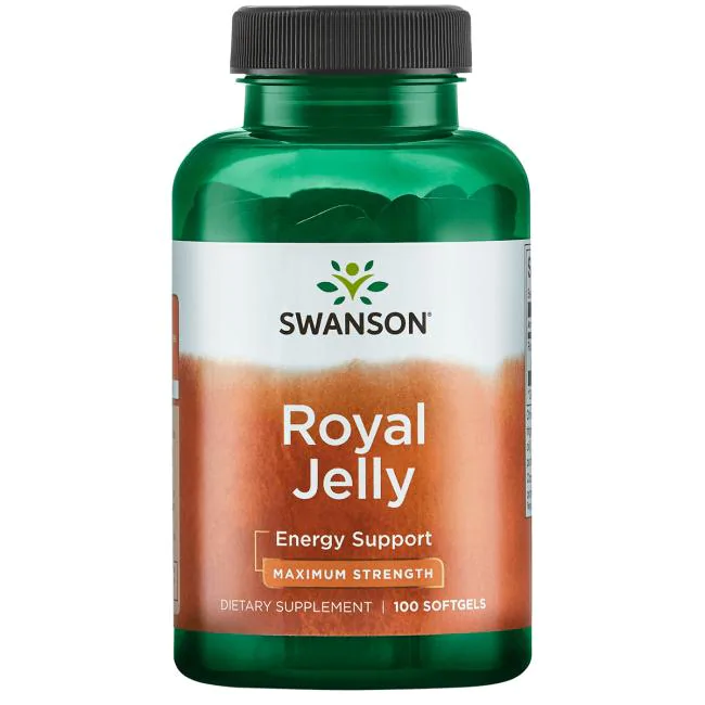 Маточне молочко, 1000 мг 100 гельових капсул / Royal Jelly - Maximum Strength