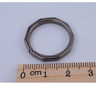 Заводное кольцо из титанового сплава 24 мм. (для брелка/ключей) арт. 02590