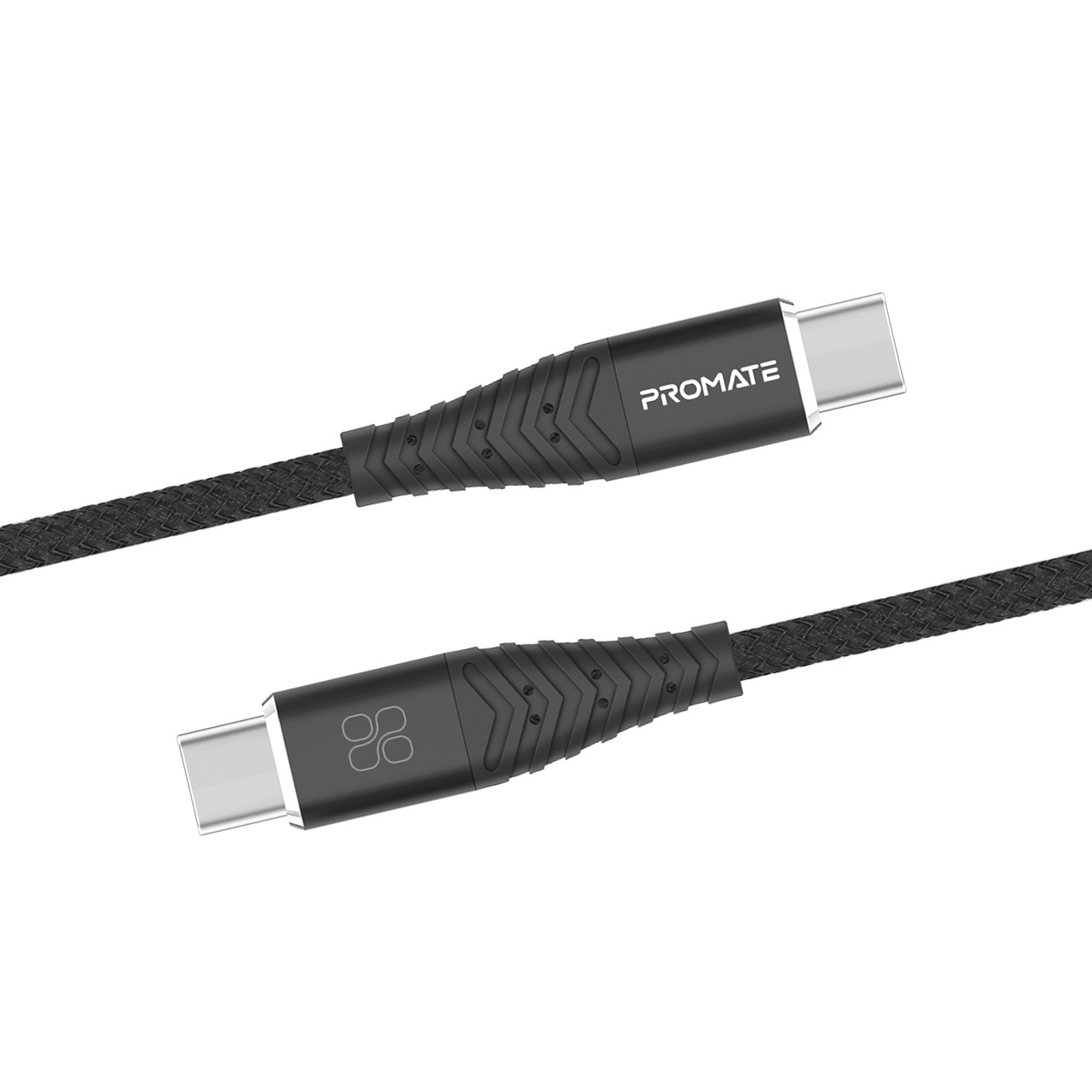 Кабель Promate cCord-2C USB-C to USB-C 3А 1 м Black (ccord-2c.black), фото 1