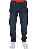 Мужские синие джинсы X-Foot 261-2548/L C-2 фліс на флисе