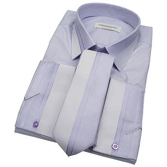 Бузкова чоловіча сорочка Negredo G-lilac02