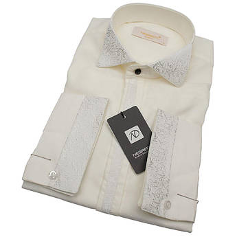 Чоловіча кремова сорочка Negredo B-avery